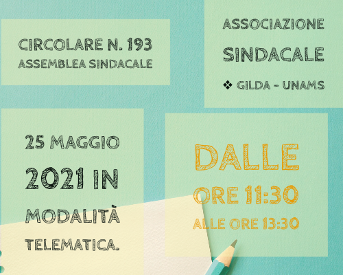 Gilda 25 maggio 